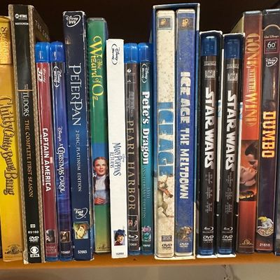 Large Blu-ray & DVD Movie Collection