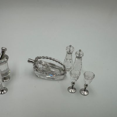Swarovski Crystal Memories Miniature Barware Collection