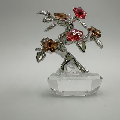Swarovski Crystal Memories Bonsai Rhodium Figurine