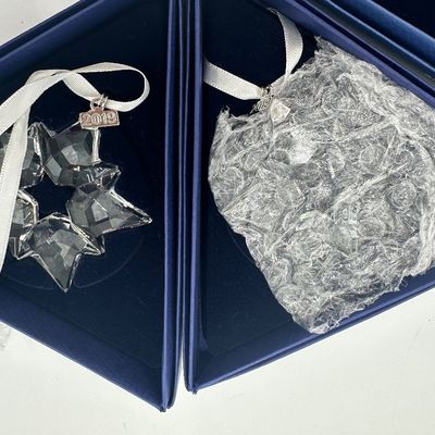 6 Swarovski Annual Edition Crystal Ornaments – 2017, 2018 & 2019
