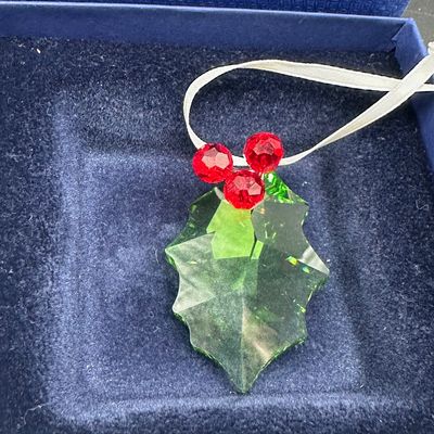 Swarovski Crystal Christmas Themed Ornaments