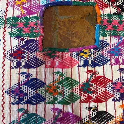 Pair of Guatemalan Maya Handwoven Huipils