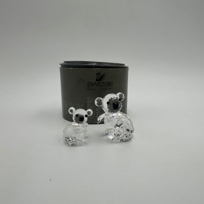 Pair of Swarovski Crystal Koala Figurines