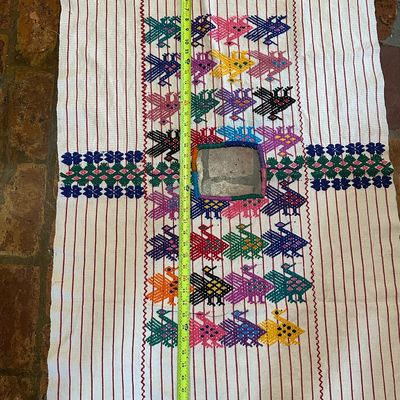 Pair of Guatemalan Maya Handwoven Huipils
