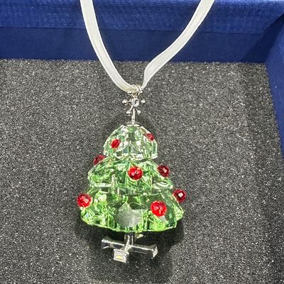 Swarovski Crystal Christmas Themed Ornaments