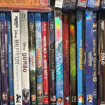 Large Blu-ray & DVD Movie Collection