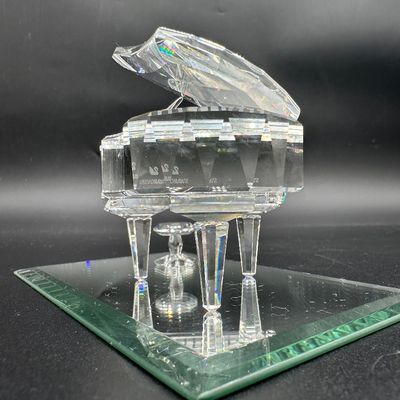 Swarovski Crystal Grand Piano with Stool