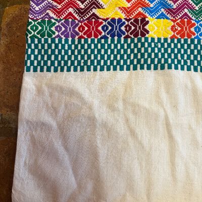 Vintage Guatemalan Maya San Pedro Sacatepéquez Handwoven Huipil