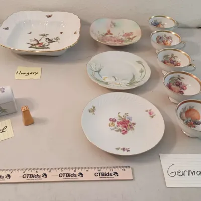 Vintage European China - Hungary, France, Germany
