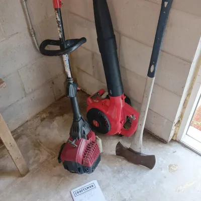 Gas Craftsman Hedge Trimmer, Blower+ Ax