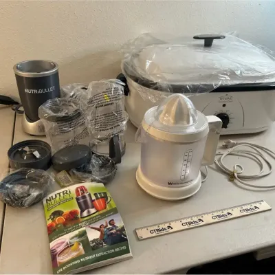 Appliances - Nutri Bullet, Rival Roaster Oven, Westinghouse Juicer