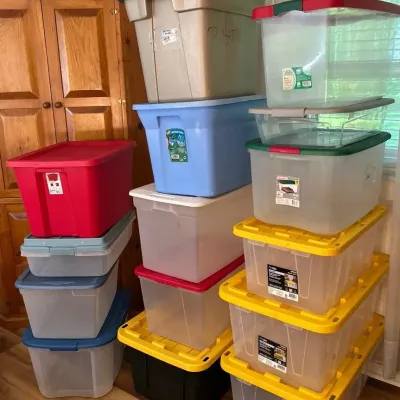 Storage Bin Lot - Sterilite, Project Source, 15g, 18g++