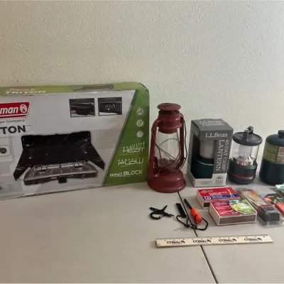 Survival/Camping Lot - Coleman Stove, Propane, Lanterns++