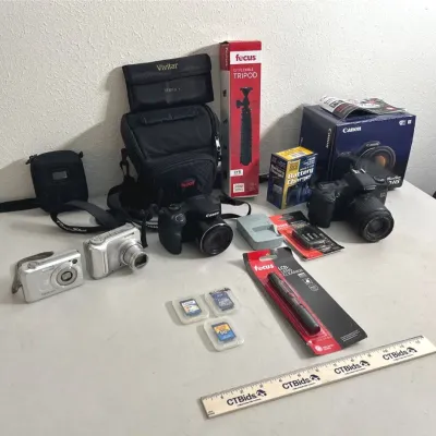 Camera Lot - Canon, Casio, Kodak & Accessories 