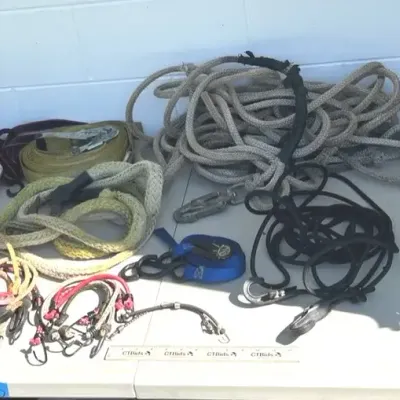 Huge Strap Lot - Bungee, Ratchet, Rope, Cords+++