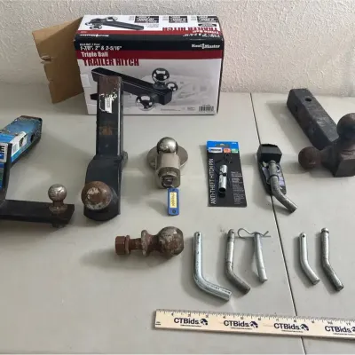Trailer Hitches - Triple Ball, Dual Ball, Coupler Lock+++