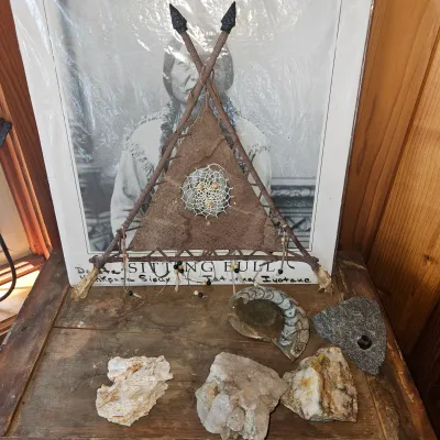 Sale Photo Thumbnail #26: Vintage Dream Catcher for Sitting Bull