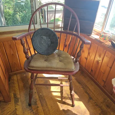 Sale Photo Thumbnail #5: Windsor Chair and Panning for Gold Pan