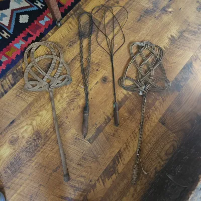 Sale Photo Thumbnail #31: Antique rug beaters
