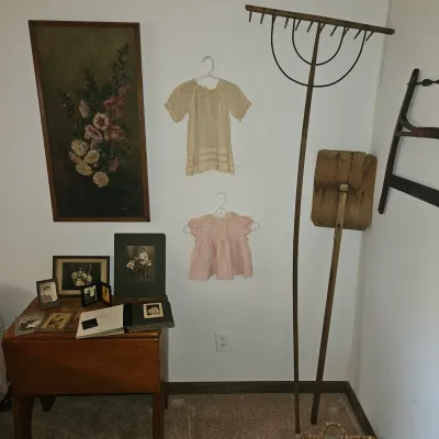 Sale Photo Thumbnail #72: Antique wooden rake 