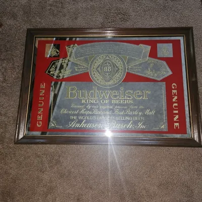 Sale Photo Thumbnail #169: Budweiser Mirror