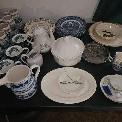 Sale Photo Thumbnail #56: Antique Dinner Ware