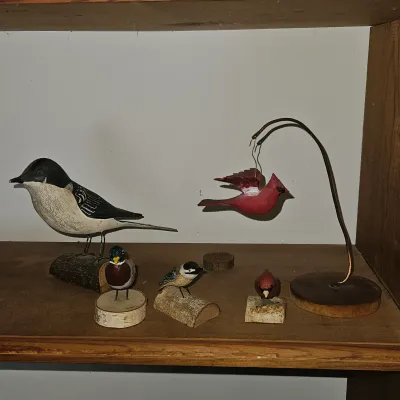 Sale Photo Thumbnail #83: Hand Carved Birds