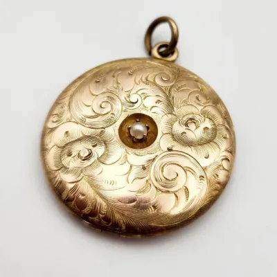 Antique Edwardian Pearl Locket