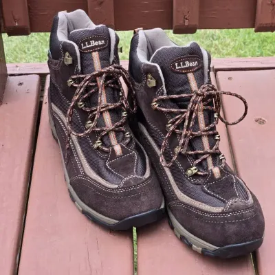 L.L. Bean TEK 2.5 Waterproof Brown Suede Hiking Boots Men's 11.5