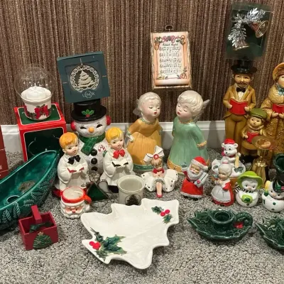Vintage Christmas Collectibles: Lefton, Brinns, Lenox