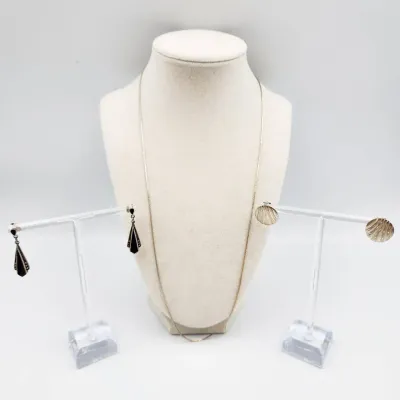 925 Sterling Silver Jewelry Lot: 9.4g