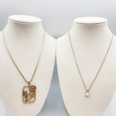 10k & 12k Gold Filled Necklaces: Opal & J.m.f. Co.