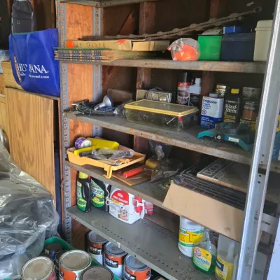 Garage Shelves Full!