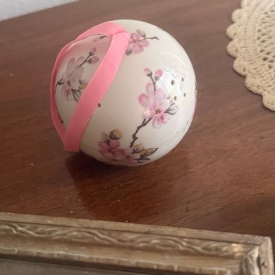 Andre Richard Porcelain Cherry Blossom Pomander