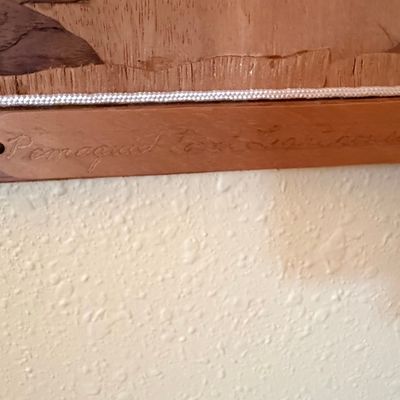 Pemaquid Point Lighthouse Wood Marquetry Plaque by Jeff Nelson