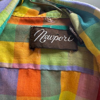 Newport Vintage Multi-Color Plaid Button-Down Shirt