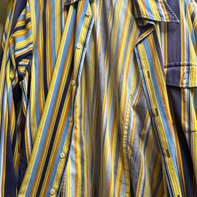Vintage Sears The Men's Store Striped Sport Shirt
