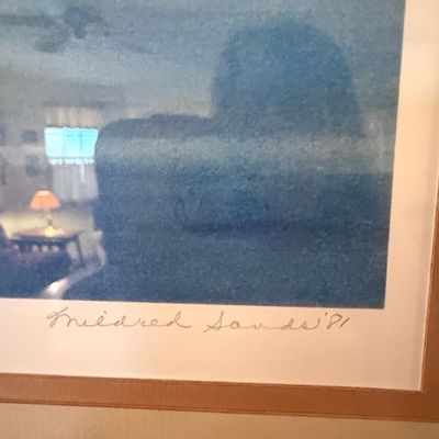 Mildred Sands Kratz "Ebb Tide at Kennebunkport" Watercolor Print