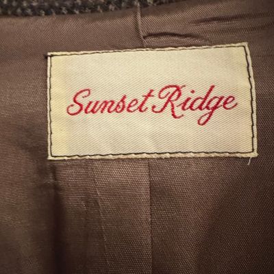 Sunset Ridge Brown Herringbone Tweed Blazer