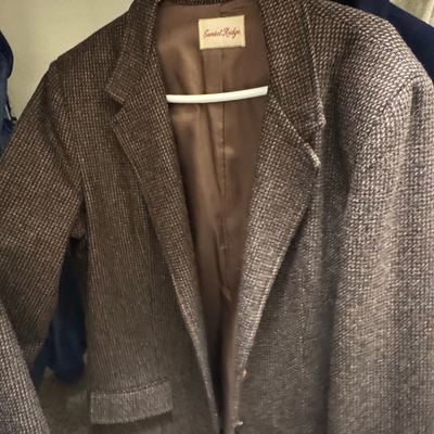Sunset Ridge Brown Herringbone Tweed Blazer