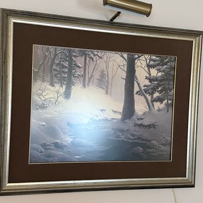 Dalhart Windberg Winter Landscape Print