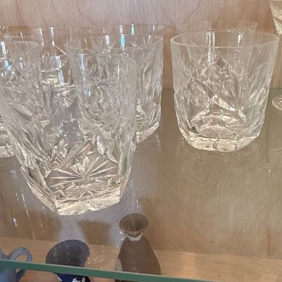 American Brilliant Period Cut Glass Tumblers