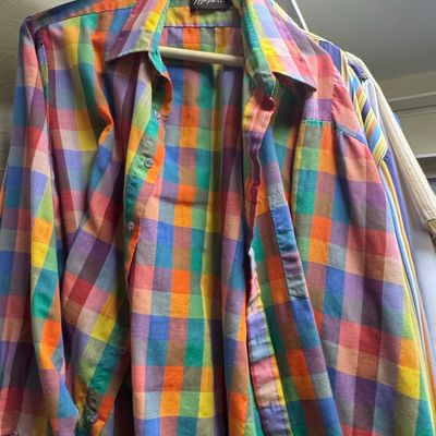 Newport Vintage Multi-Color Plaid Button-Down Shirt