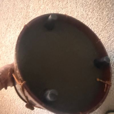 Vintage "The Old Drum Shop" American Eagle Drum Wastebasket/Ice Bucket