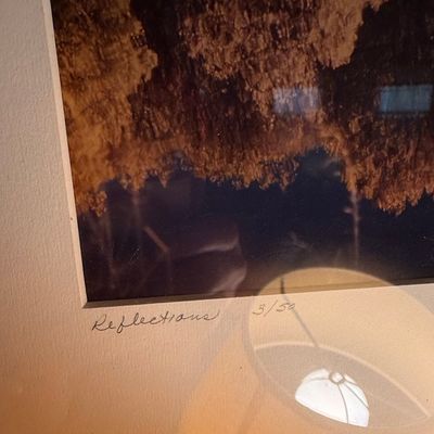 Paula Crane Signed Limited Edition Etching 'Reflections Series'