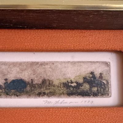 Mary Lehman "Texas Trail Boss" Etching