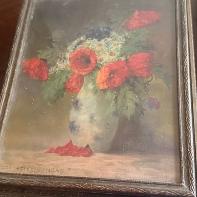 M. Streckenbach Poppies Still Life Print Box