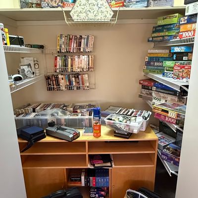 Assorted Vintage Media and Puzzle Collection