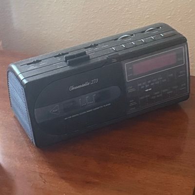 Chronosette-273 AM/FM Clock Radio Cassette Player