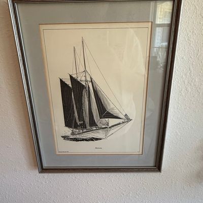 Samuel F. Manning 'Roseway' Schooner Print